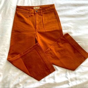 Madewell Wide leg cropped pants